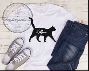 Cat Lover Tee, Cat Shirt for Women 1 Cat Lover Tee Cat Shirt for Women classdesignartco.com 1