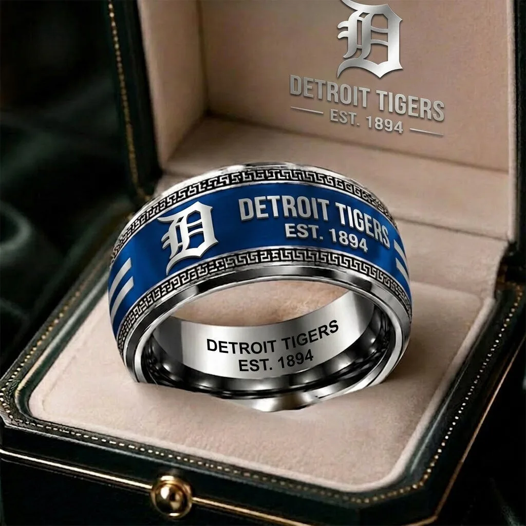 Detroit Tigers Baseball Team Est. 1894 MLB Fan Ring