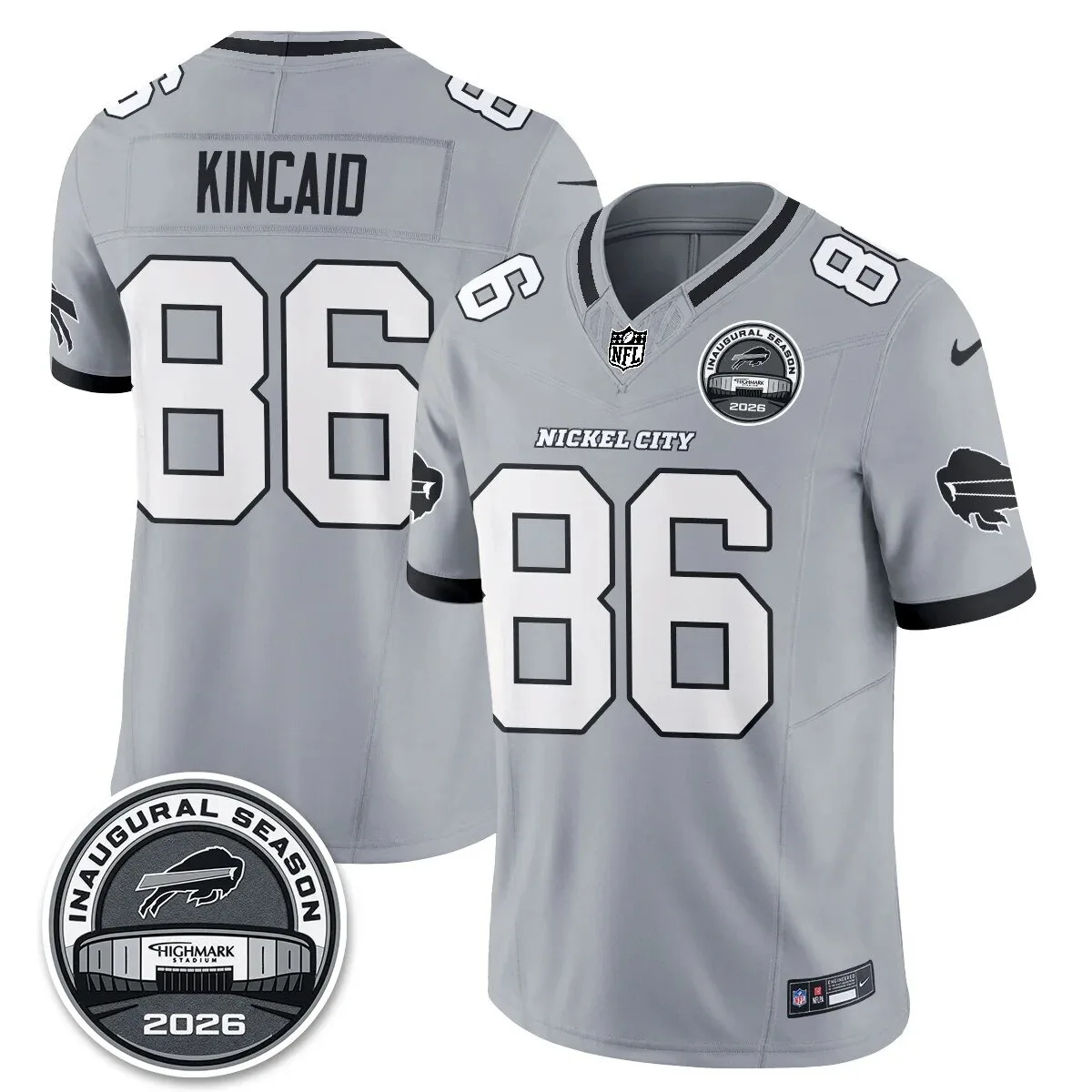 Josh Allen Buffalo Bills Nickel City Edition Inaugural Season Football Jersey 23 Josh Allen Buffalo Bills Nickel City Edition Inaugural Season Football Jersey