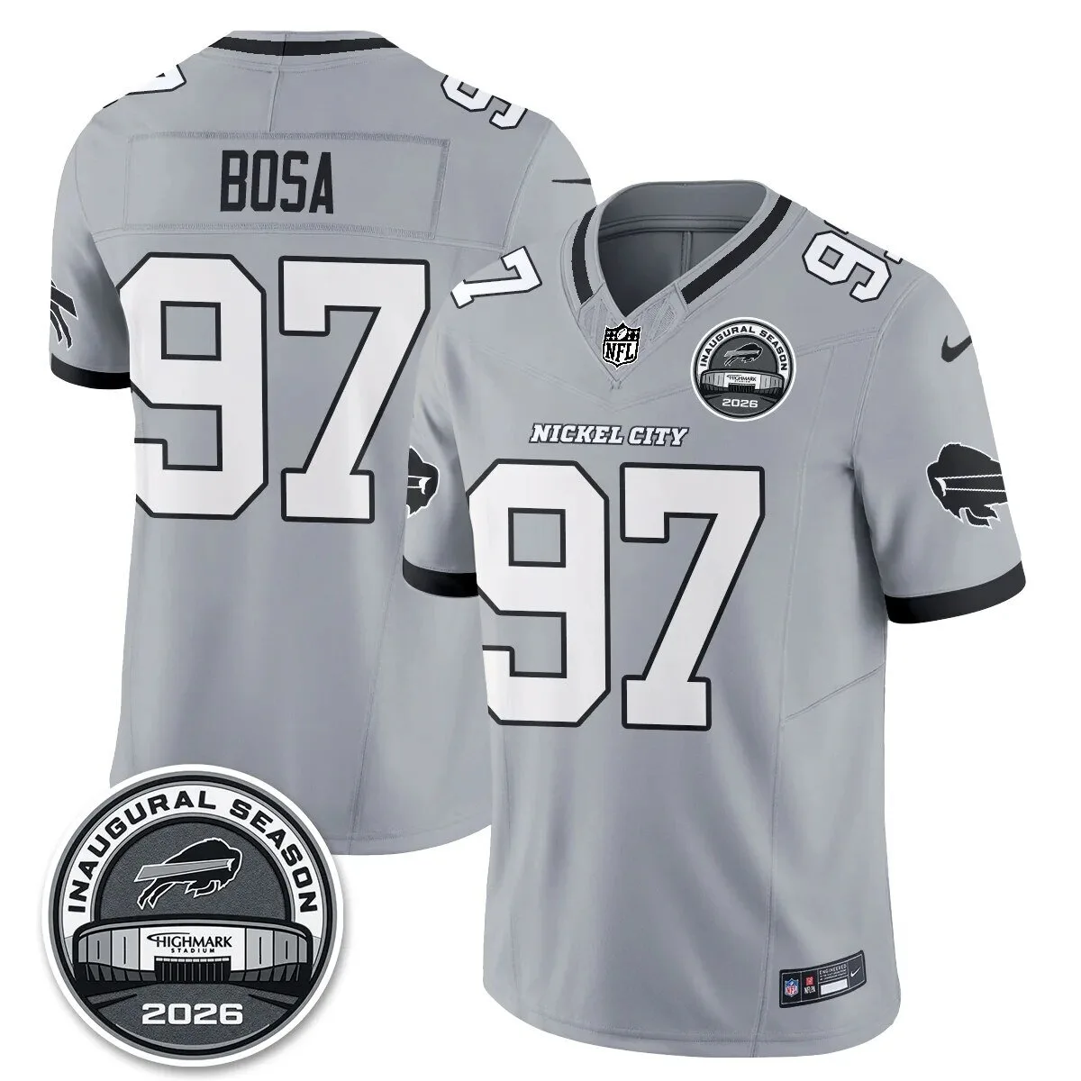 Josh Allen Buffalo Bills Nickel City Edition Inaugural Season Football Jersey 24 Josh Allen Buffalo Bills Nickel City Edition Inaugural Season Football Jersey