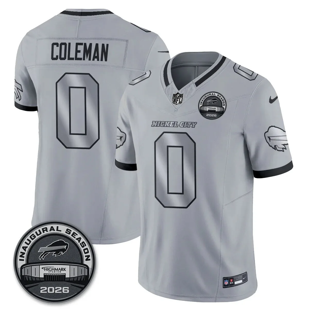 Josh Allen Buffalo Bills Nickel City Edition Inaugural Season Football Jersey 32 Josh Allen Buffalo Bills Nickel City Edition Inaugural Season Football Jersey