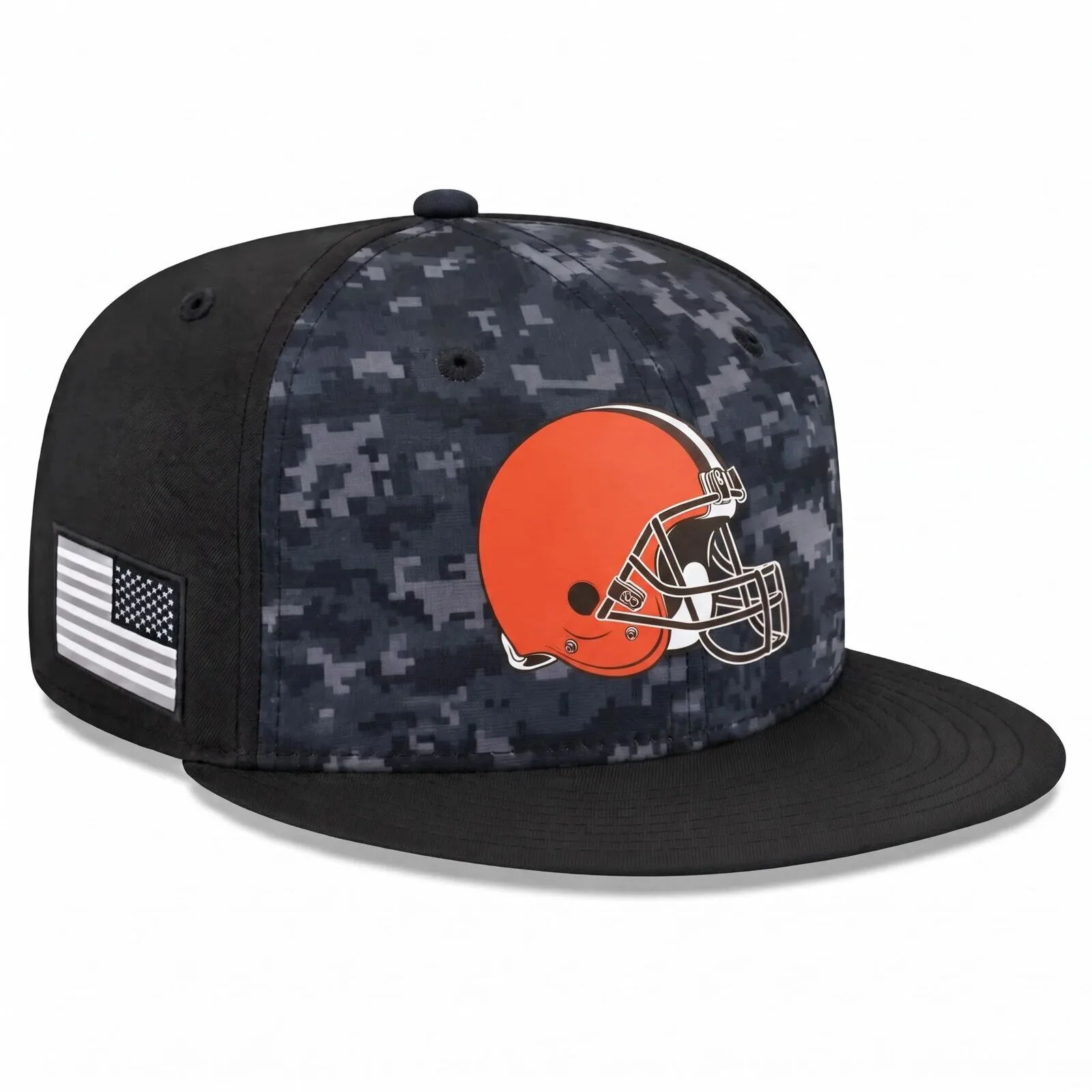 Cleveland Browns Salute To Service Digital Camouflage Snapback Cap Hat
