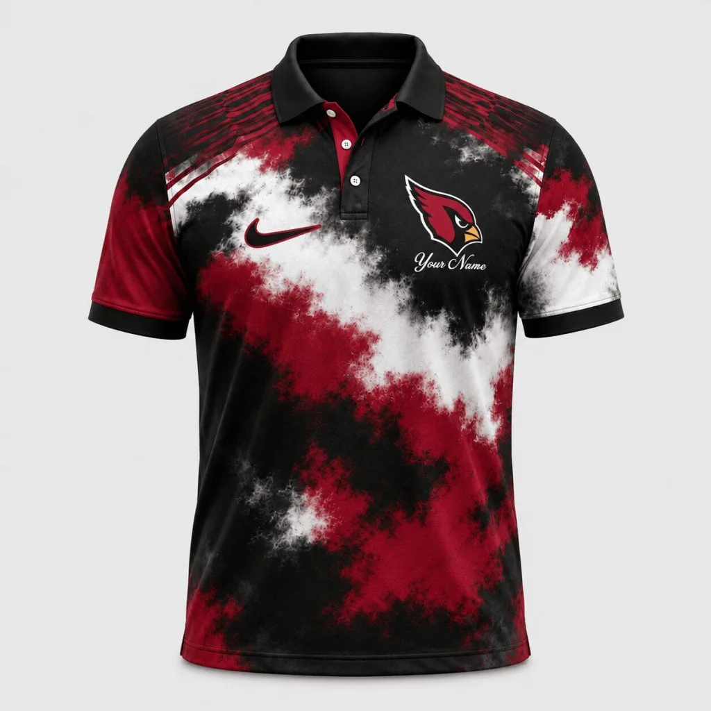 Arizona Cardinals Personalized Custom Name National Football League Polo Shirt Arizona Cardinals Personalized Custom Name National Football League Polo Shirt