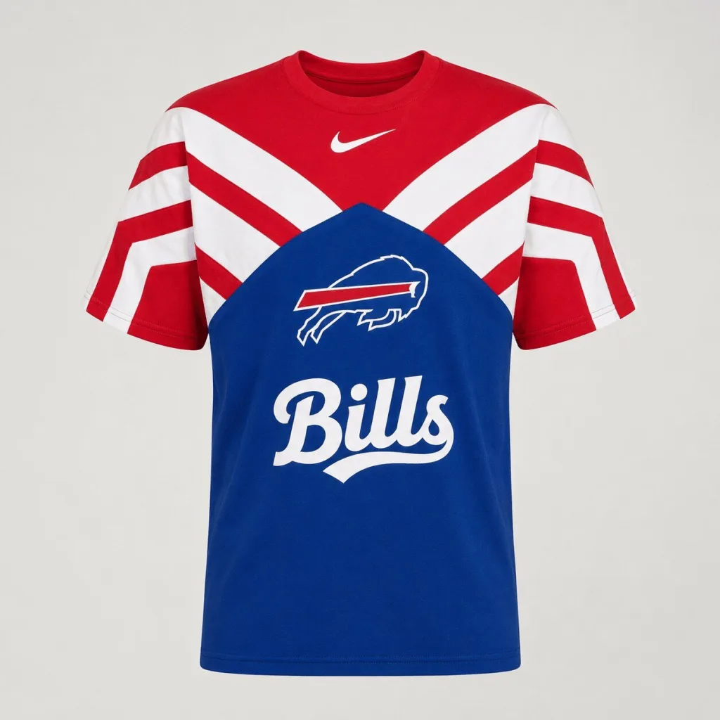 Buffalo Bills NFL Football Team Red White Blue Fan T-Shirt Buffalo Bills NFL Football Team Red White Blue Fan T-Shirt