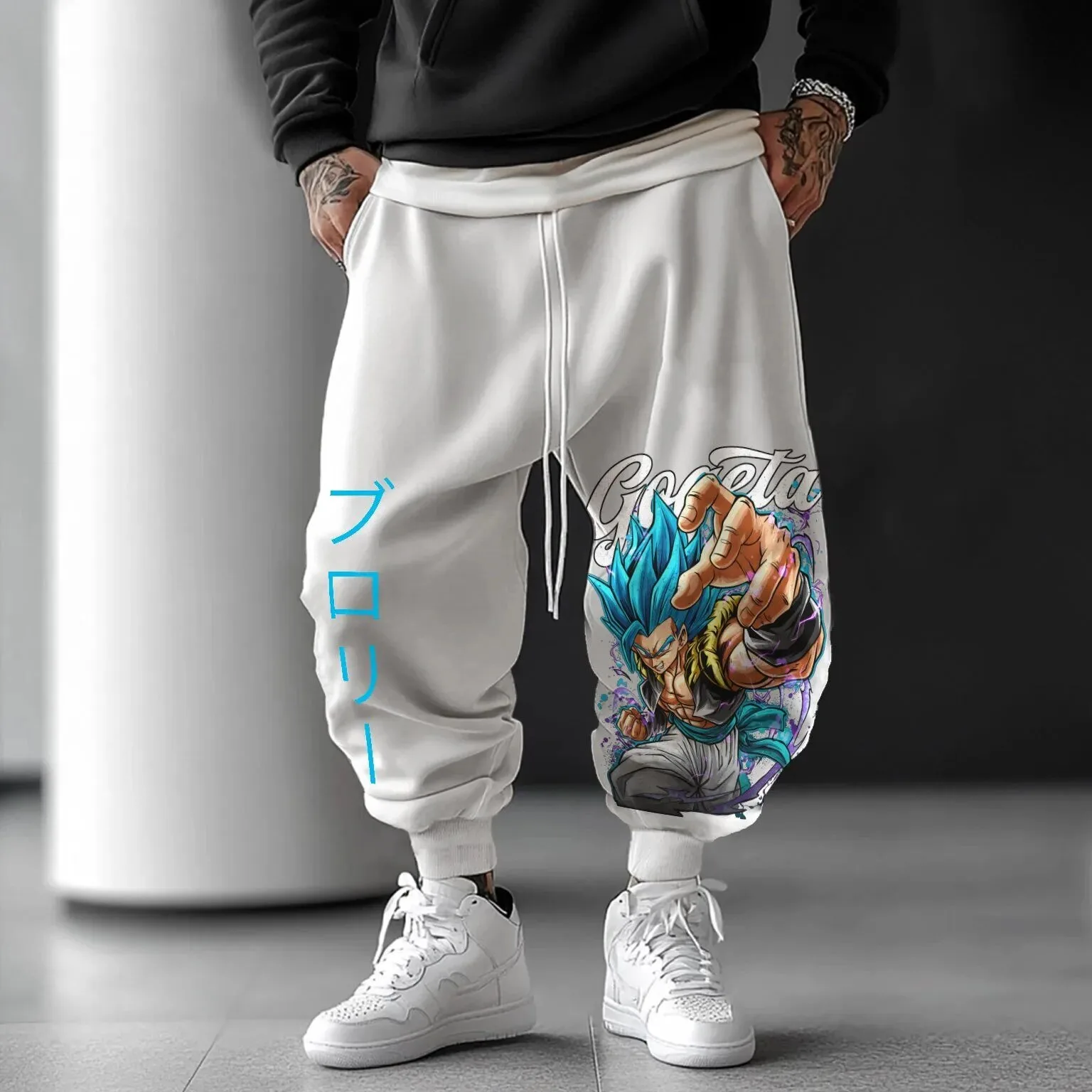Dragon Ball Super Broly Gogeta Blue Anime Character Streetwear Pants