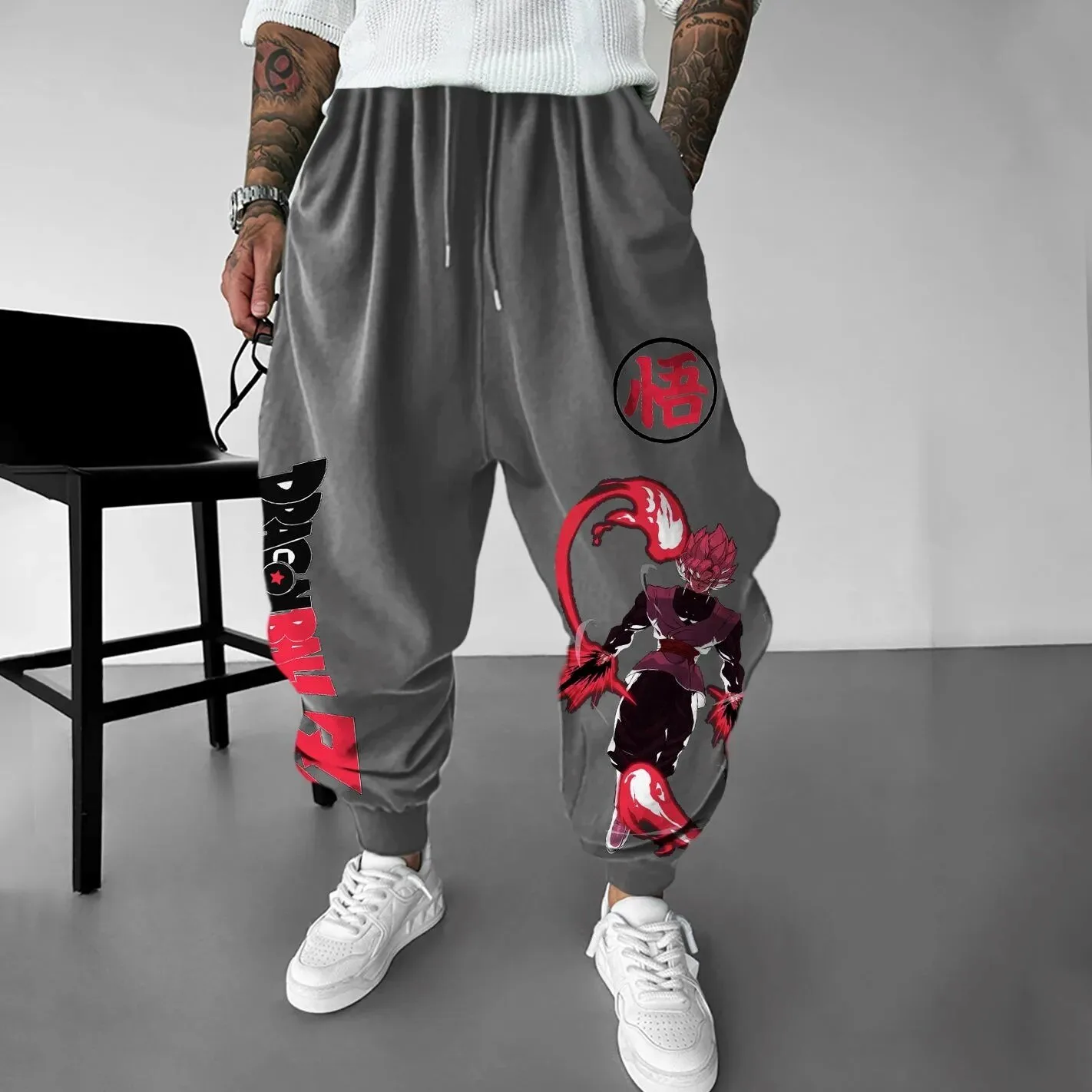Dragon Ball Super Goku Black Rose Anime Harem Pants