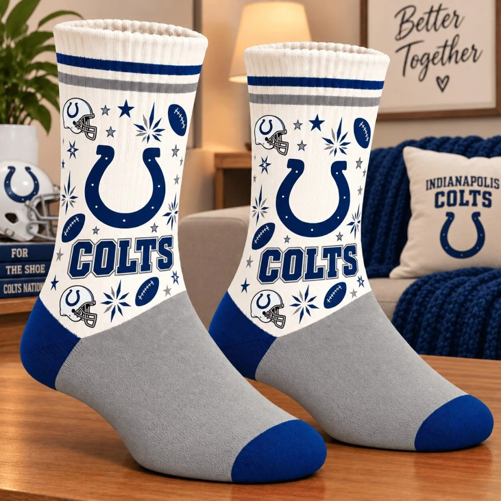Indianapolis Colts Football Team Fan Socks Indianapolis Colts Football Team Fan Socks