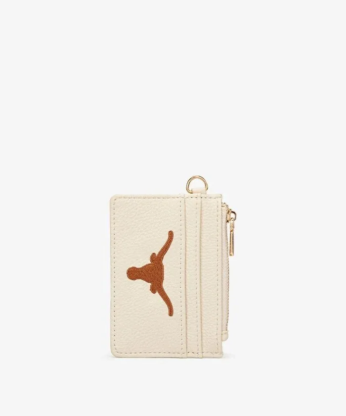 Texas Longhorns Football Team Logo Card Holder Wallet with Charm Keychain 17 Texas Longhorns Football Team Logo Card Holder Wallet with Charm Keychain