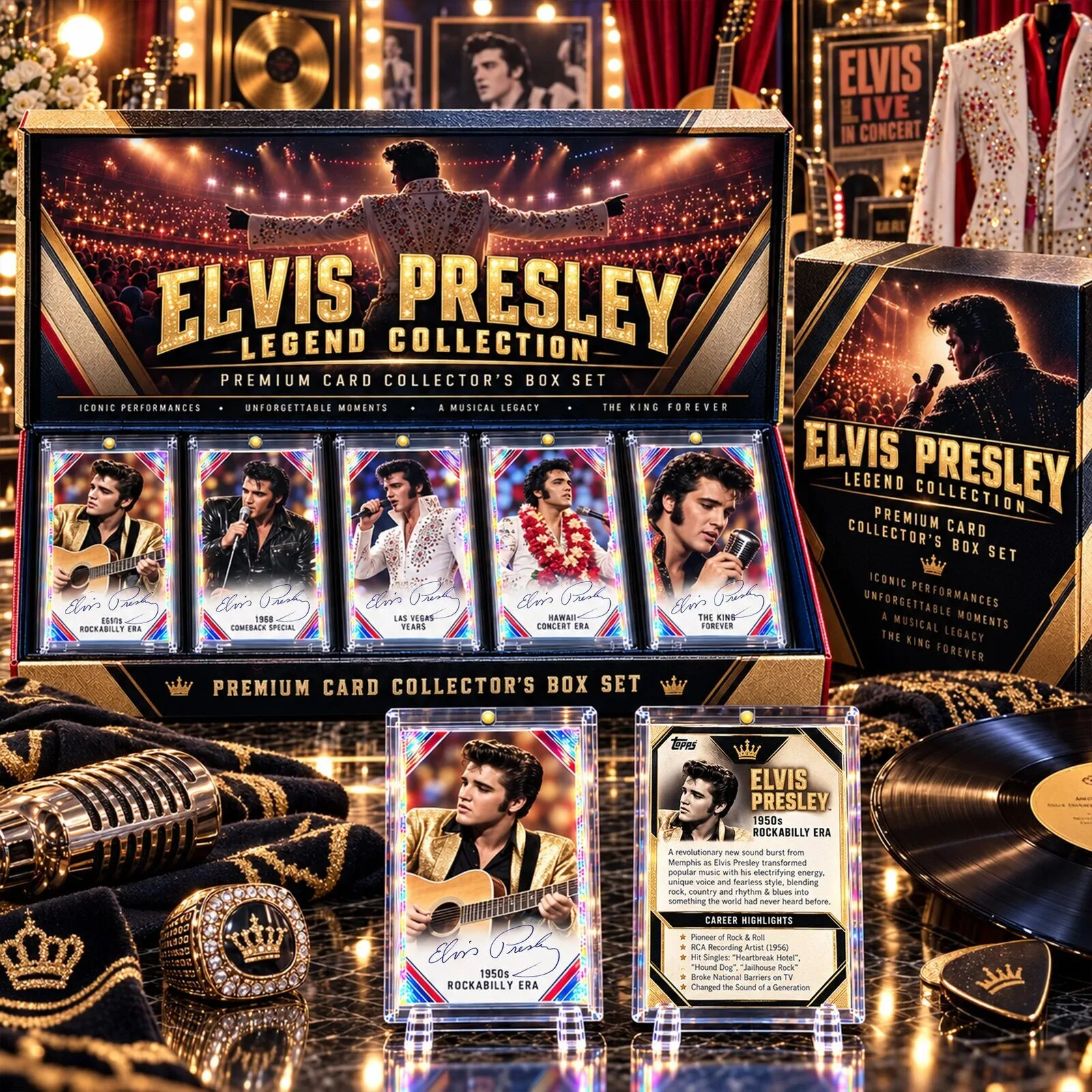 Elvis Presley Legend Collection Premium Trading Card Box Set