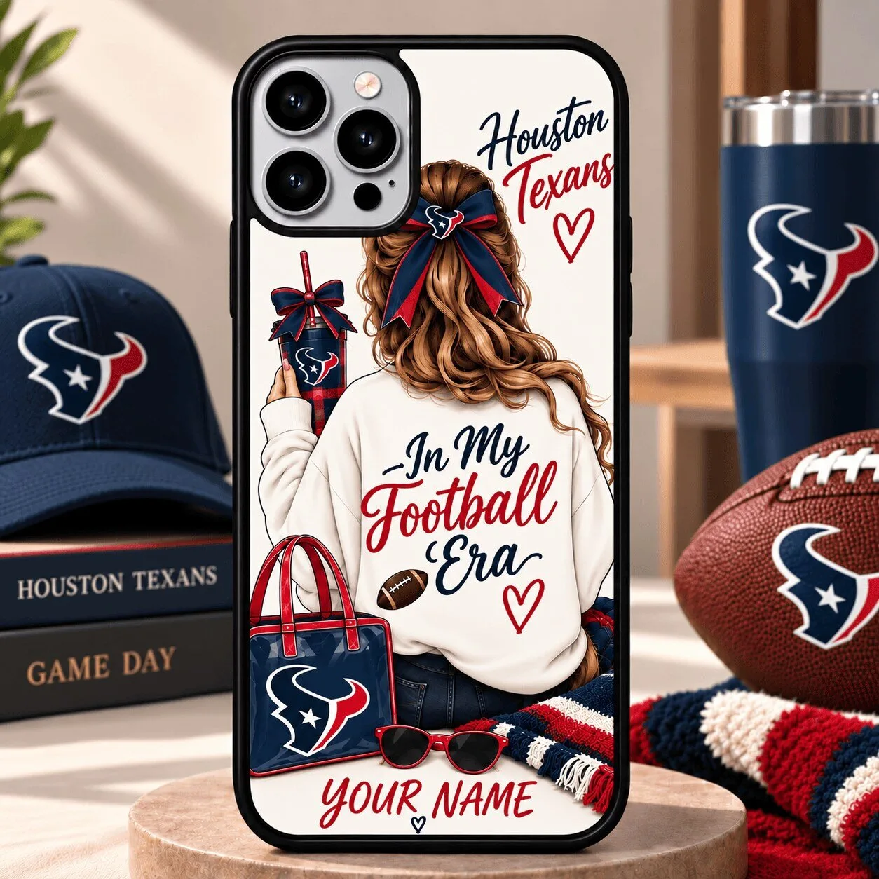 Houston Texans Football Era Personalized Phone Case