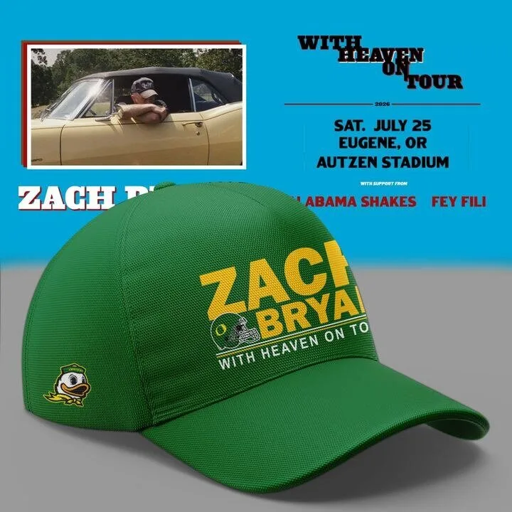 Zach Bryan With Heaven On Tour 2026 Oregon Football Yellow Hoodie 9 Zach Bryan With Heaven On Tour 2026 Oregon Football Yellow Hoodie