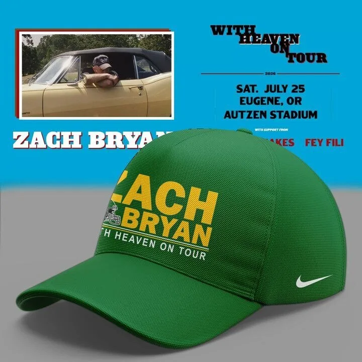 Zach Bryan With Heaven On Tour 2026 Oregon Football Yellow Hoodie 10 Zach Bryan With Heaven On Tour 2026 Oregon Football Yellow Hoodie