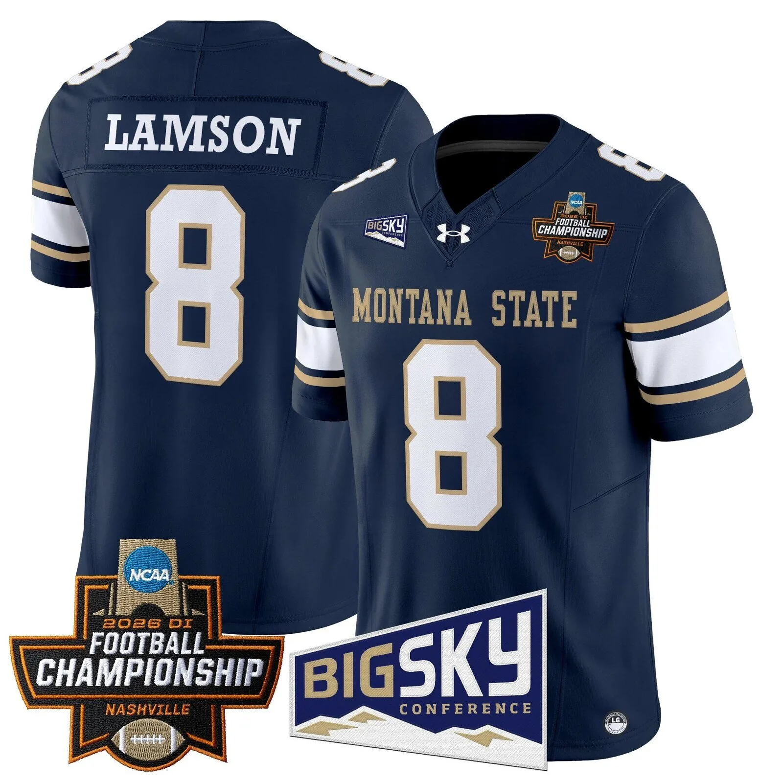 Montana State Bobcats 2026 Football Championship Vapor Limited Football Jersey
