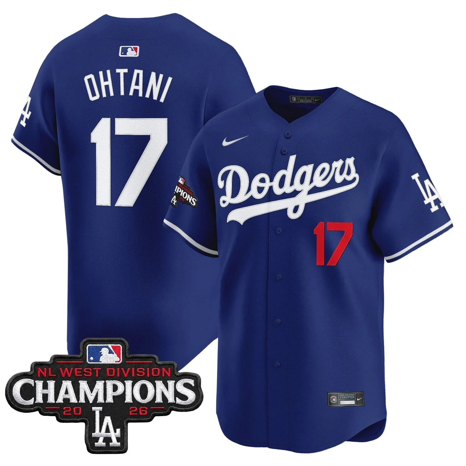 Shohei Ohtani 2026 NL West Division Champions Jersey - Los Angeles Dodgers