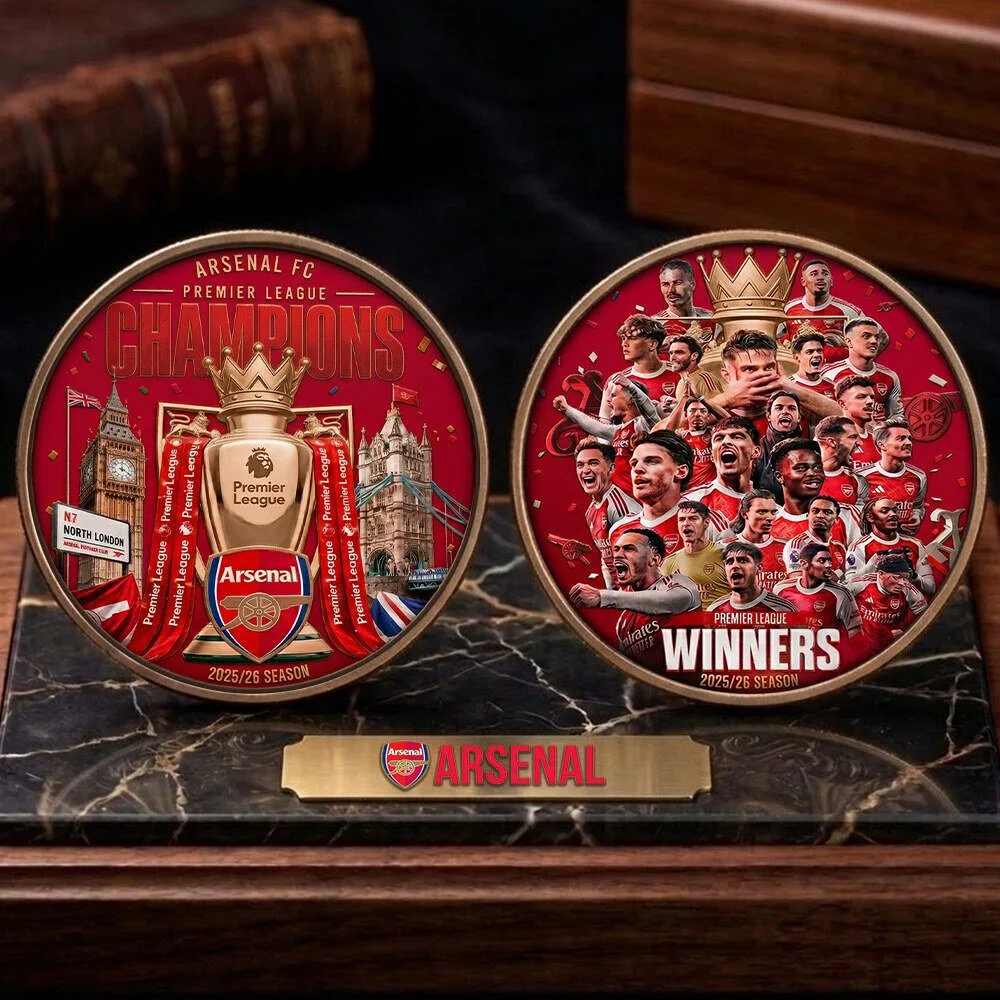 Commemorative Coin for Arsenal Football Club's 2025-2026 Premier League Champions 4 commemorative coin for arsenal football club s 2025 2026 premier league champions gallery 1