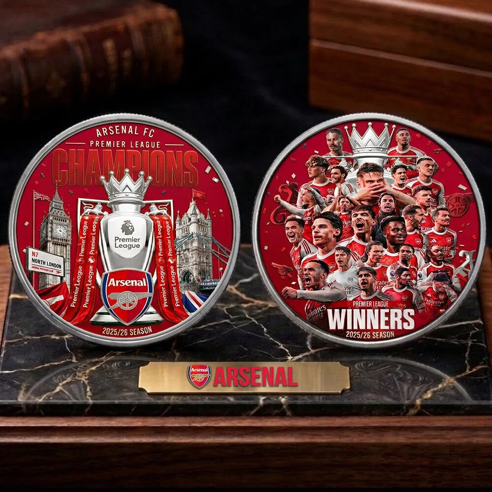 Commemorative Coin for Arsenal Football Club's 2025-2026 Premier League Champions 5 commemorative coin for arsenal football club s 2025 2026 premier league champions gallery 2
