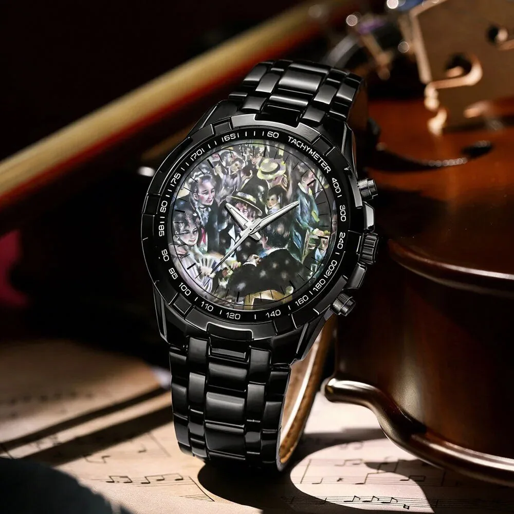 Rod Stewart Album Art Stainless Steel Chronograph Watch 36 Rod Stewart Album Art Stainless Steel Chronograph Watch