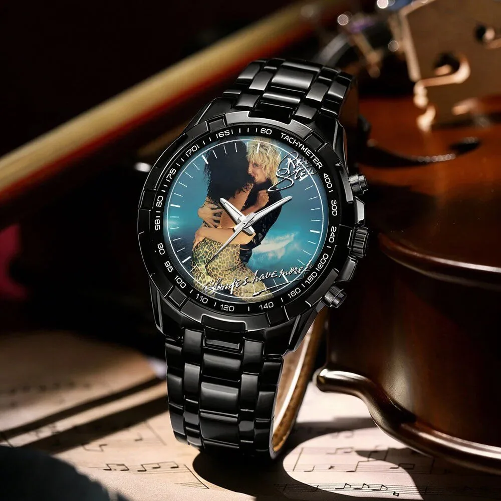 Rod Stewart Album Art Stainless Steel Chronograph Watch 40 Rod Stewart Album Art Stainless Steel Chronograph Watch