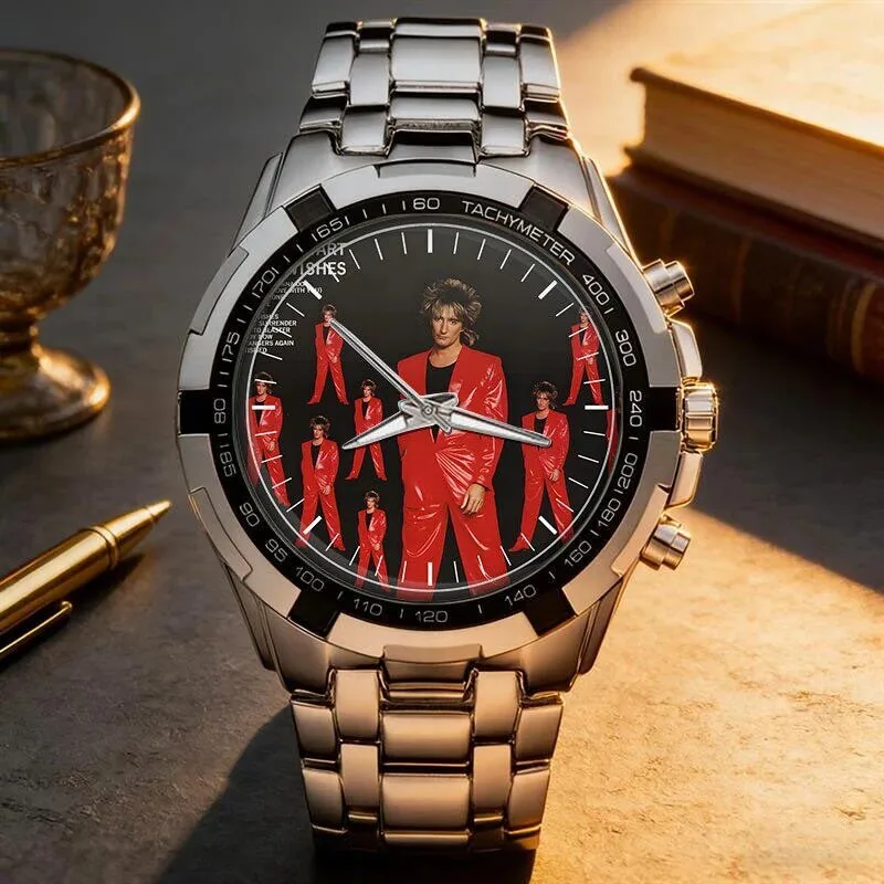 Rod Stewart Album Art Stainless Steel Chronograph Watch 41 Rod Stewart Album Art Stainless Steel Chronograph Watch