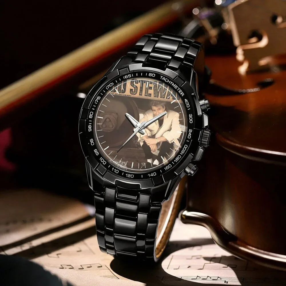 Rod Stewart Album Art Stainless Steel Chronograph Watch 44 Rod Stewart Album Art Stainless Steel Chronograph Watch