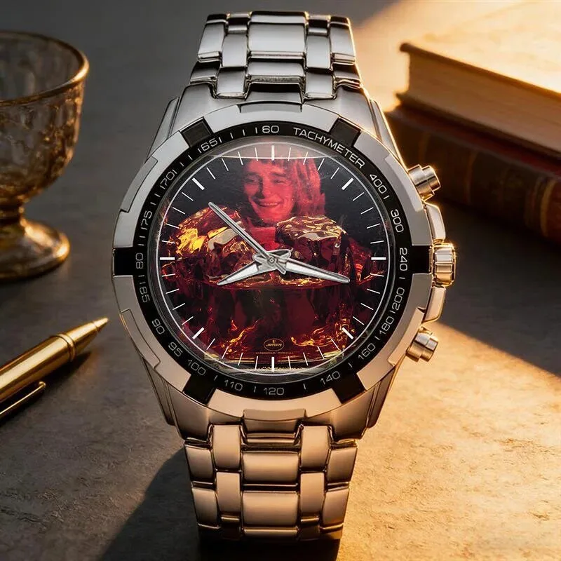 Rod Stewart Album Art Stainless Steel Chronograph Watch 59 Rod Stewart Album Art Stainless Steel Chronograph Watch