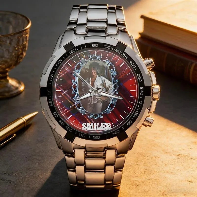 Rod Stewart Album Art Stainless Steel Chronograph Watch 61 Rod Stewart Album Art Stainless Steel Chronograph Watch