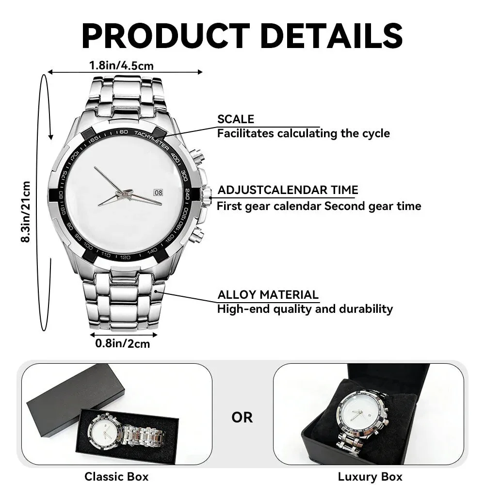 Rod Stewart Album Art Stainless Steel Chronograph Watch 69 Rod Stewart Album Art Stainless Steel Chronograph Watch