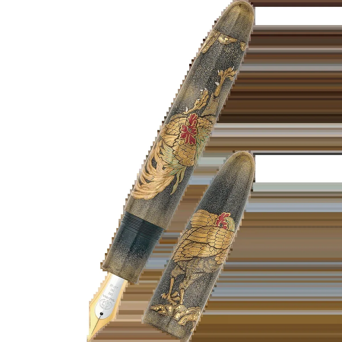 Taccia Empress Golden Herald Rooster Limited Edition Fountain Pen