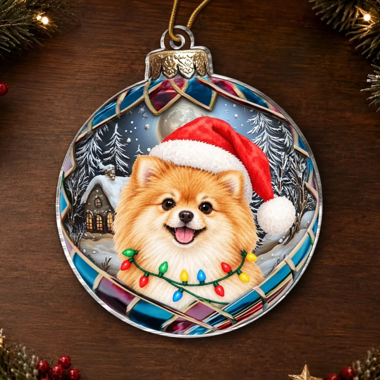 Personalized Pet Photo Christmas Tree Ornament Custom Dog Cat Picture Holiday Decor 10 Personalized Pet Photo Christmas Tree Ornament Custom Dog Cat Picture Holiday Decor