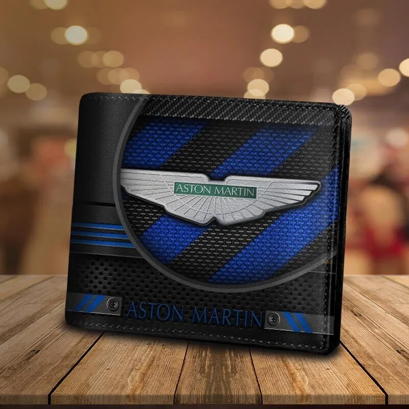 Aston Martin Logo Racing Stripe Bi-Fold Leather Wallet 13 Aston Martin Logo Racing Stripe Bi-Fold Leather Wallet