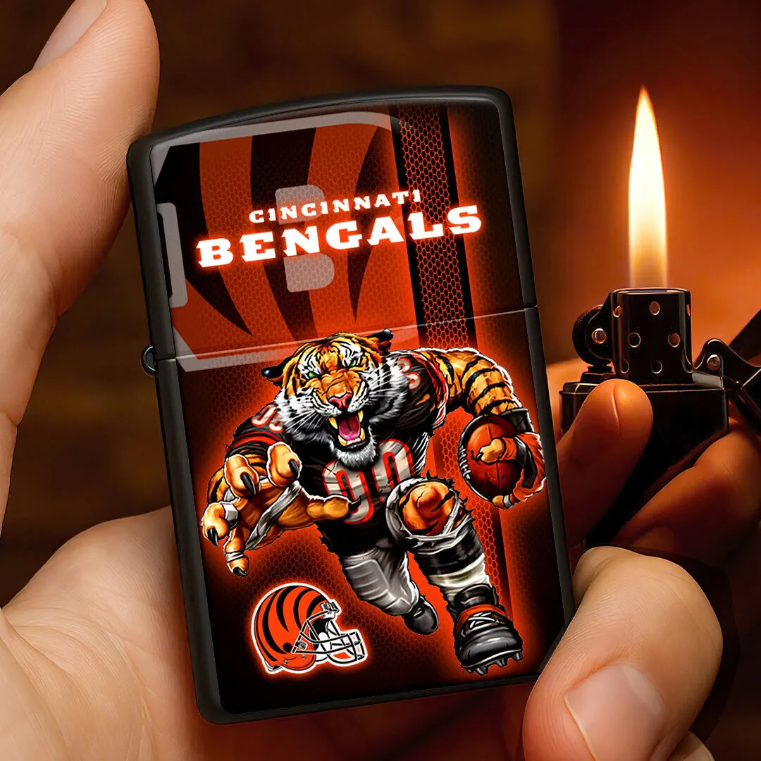 Cincinnati Bengals Football Tiger Zippo Lighter