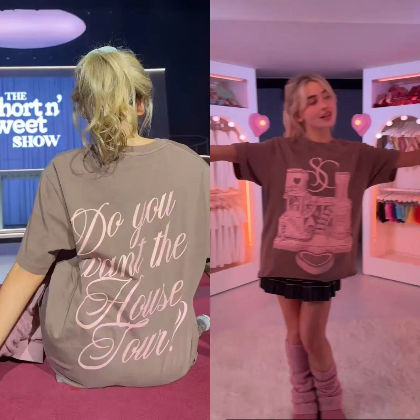 Sabrina Carpenter Penthouse House Tour Graphic T-Shirt 5 Sabrina Carpenter Penthouse House Tour Graphic T-Shirt