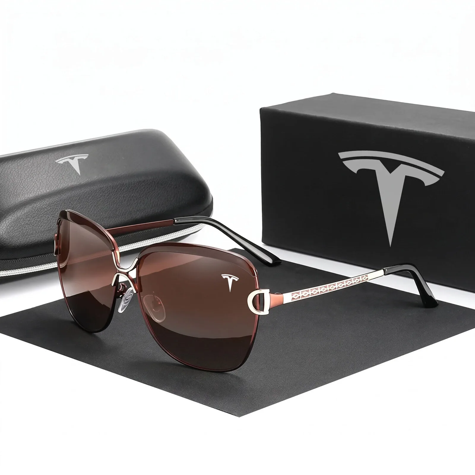 Tesla Fashion Polarized UV400 Women's Sunglasses with Red Frame 13 tesla fashion polarized uv400 women s sunglasses with red frame gallery 3