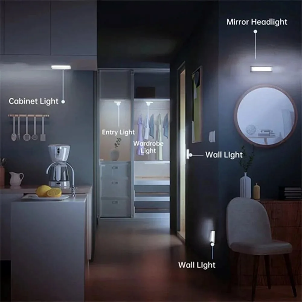 Magnetic Rechargeable LED Smart Sensor Night Light 35 Magnetic Rechargeable LED Smart Sensor Night Light