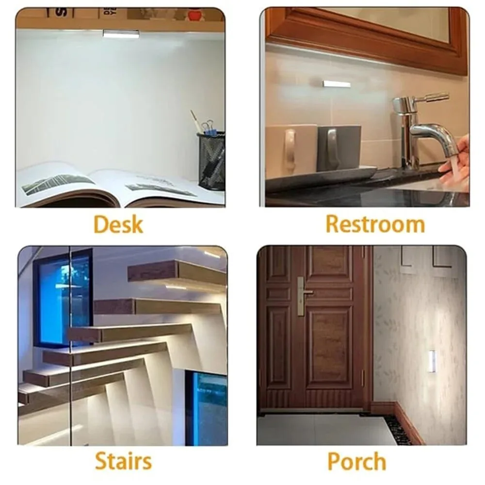 Magnetic Rechargeable LED Smart Sensor Night Light 40 Magnetic Rechargeable LED Smart Sensor Night Light
