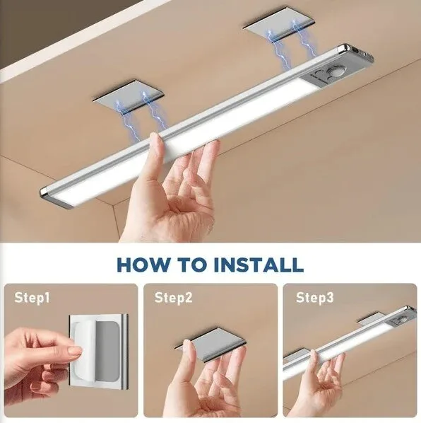 Magnetic Rechargeable LED Smart Sensor Night Light 52 Magnetic Rechargeable LED Smart Sensor Night Light