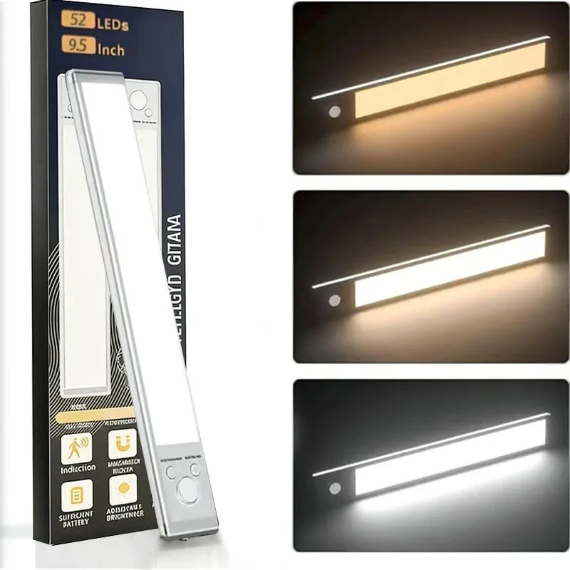 Magnetic Rechargeable LED Smart Sensor Night Light 54 Magnetic Rechargeable LED Smart Sensor Night Light