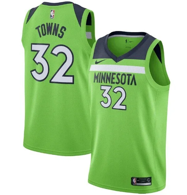Minnesota Timberwolves Karl-Anthony Towns Number 32 Statement Edition Jersey