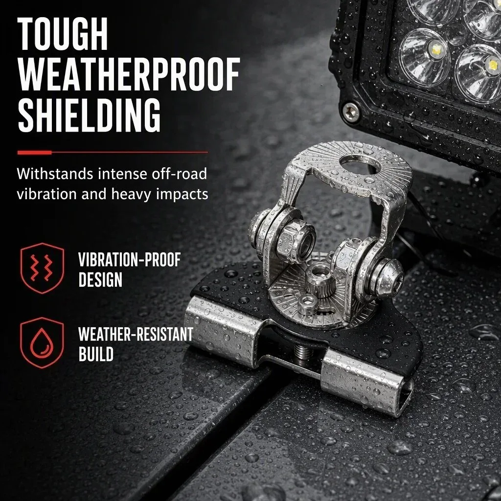 Damage-Free Hood Light Brackets for Car Engine Work Lights Modification 18 Damage-Free Hood Light Brackets for Car Engine Work Lights Modification