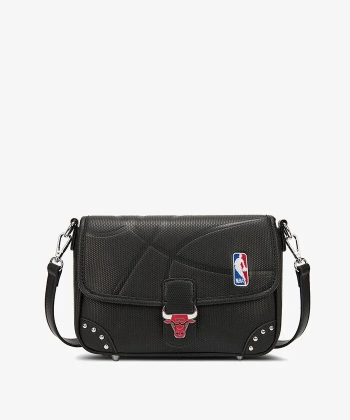 Chicago Bulls Basketball Flap Crossbody Bag with NBA Logo 21 Chicago Bulls Basketball Flap Crossbody Bag with NBA Logo