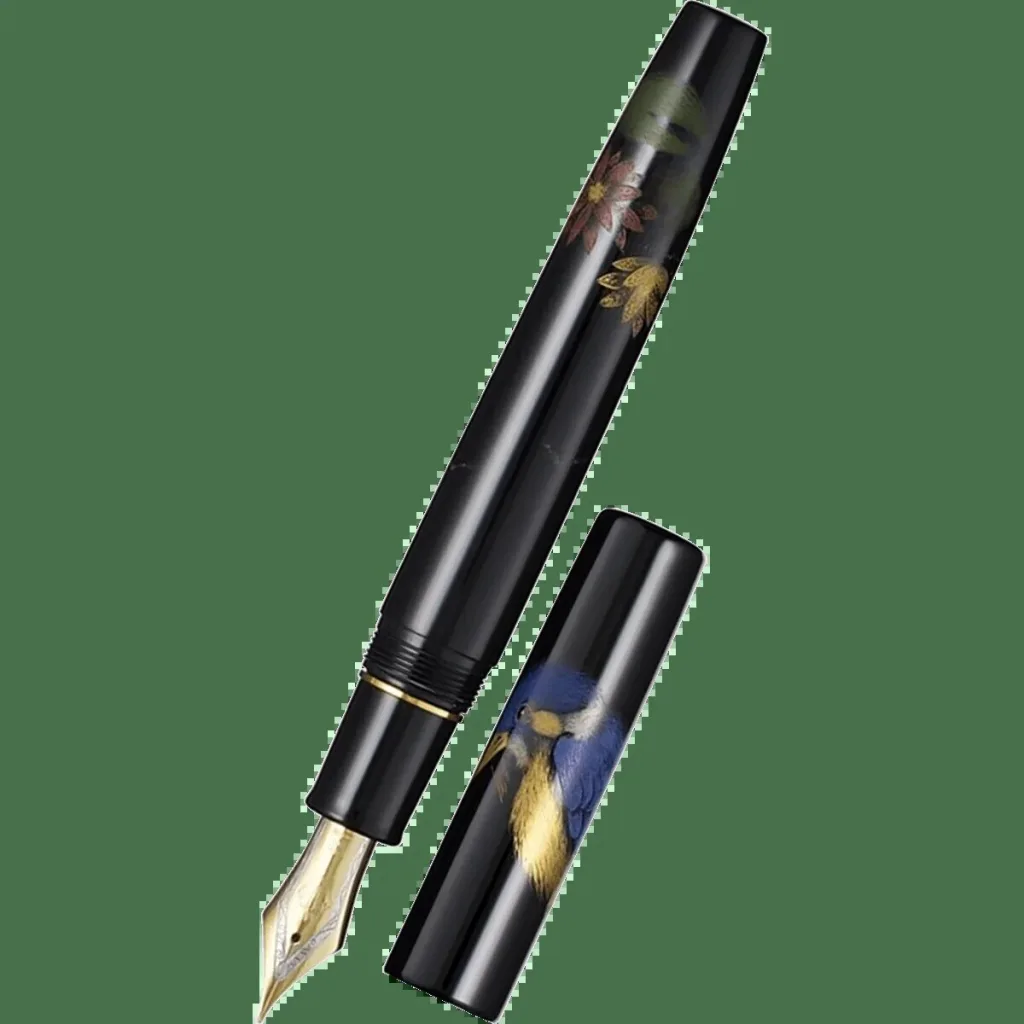 Limited Edition Sailor Kingfisher Chinkin Fountain Pen with Gold Nib Limited Edition Sailor Kingfisher Chinkin Fountain Pen with Gold Nib