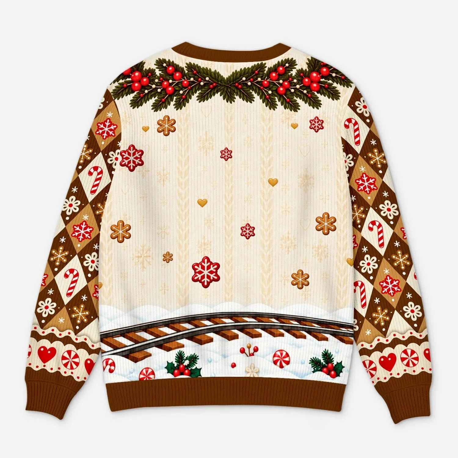 Best Dog Mom Christmas Train Personalized Ugly Sweater 7 Best Dog Mom Christmas Train Personalized Ugly Sweater
