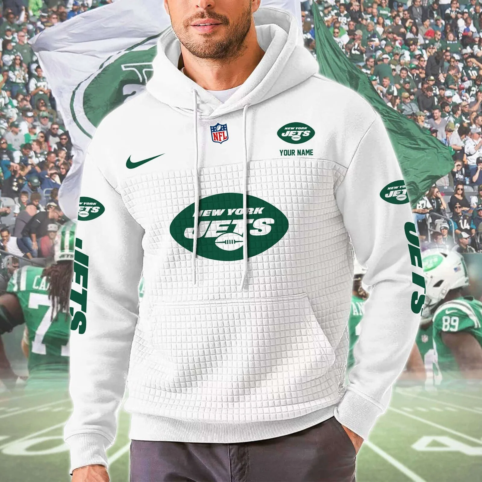 New York Jets Personalized NFL Football Team Color Block Pullover Hoodie 7 New York Jets Personalized NFL Football Team Color Block Pullover Hoodie