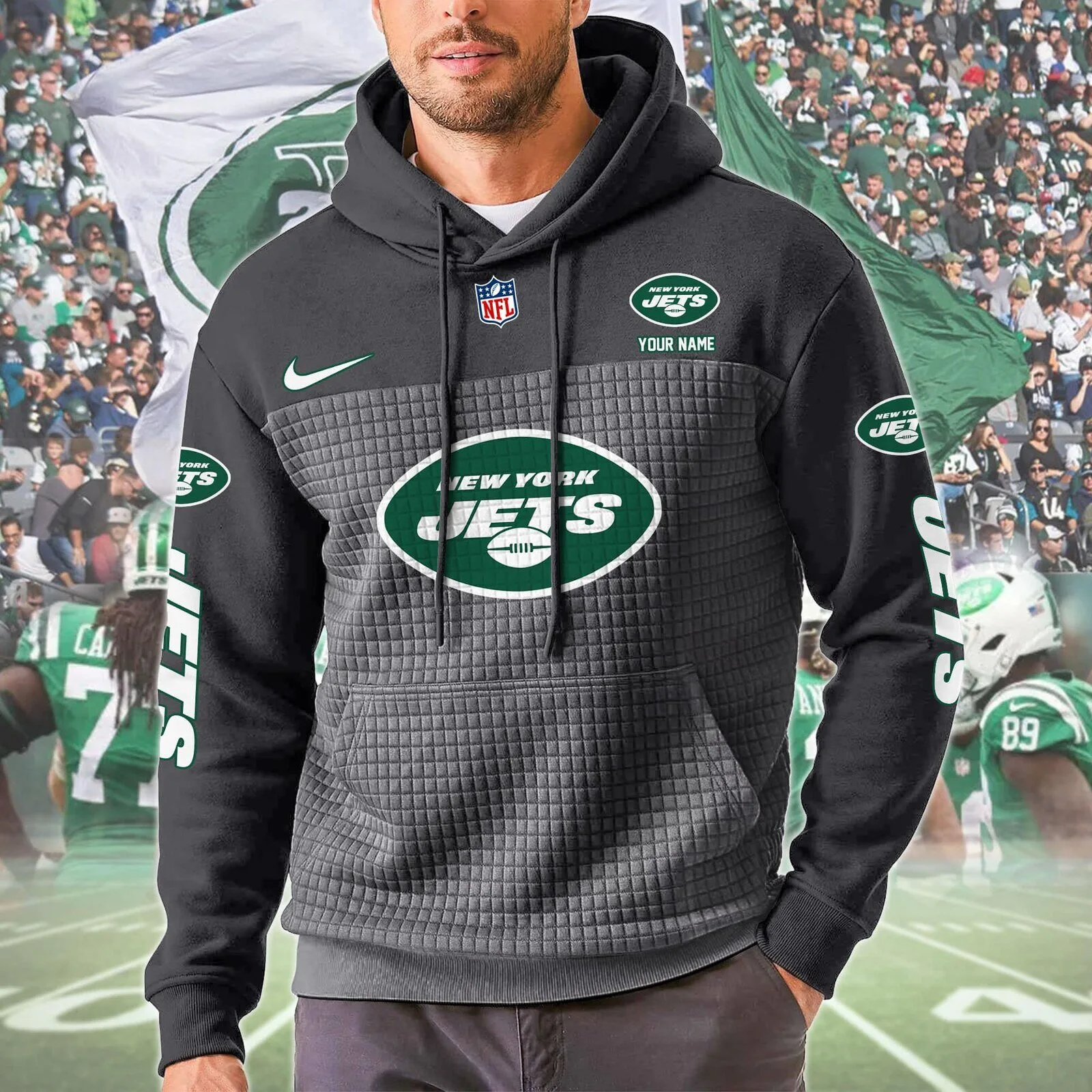 New York Jets Personalized NFL Football Team Color Block Pullover Hoodie 9 New York Jets Personalized NFL Football Team Color Block Pullover Hoodie