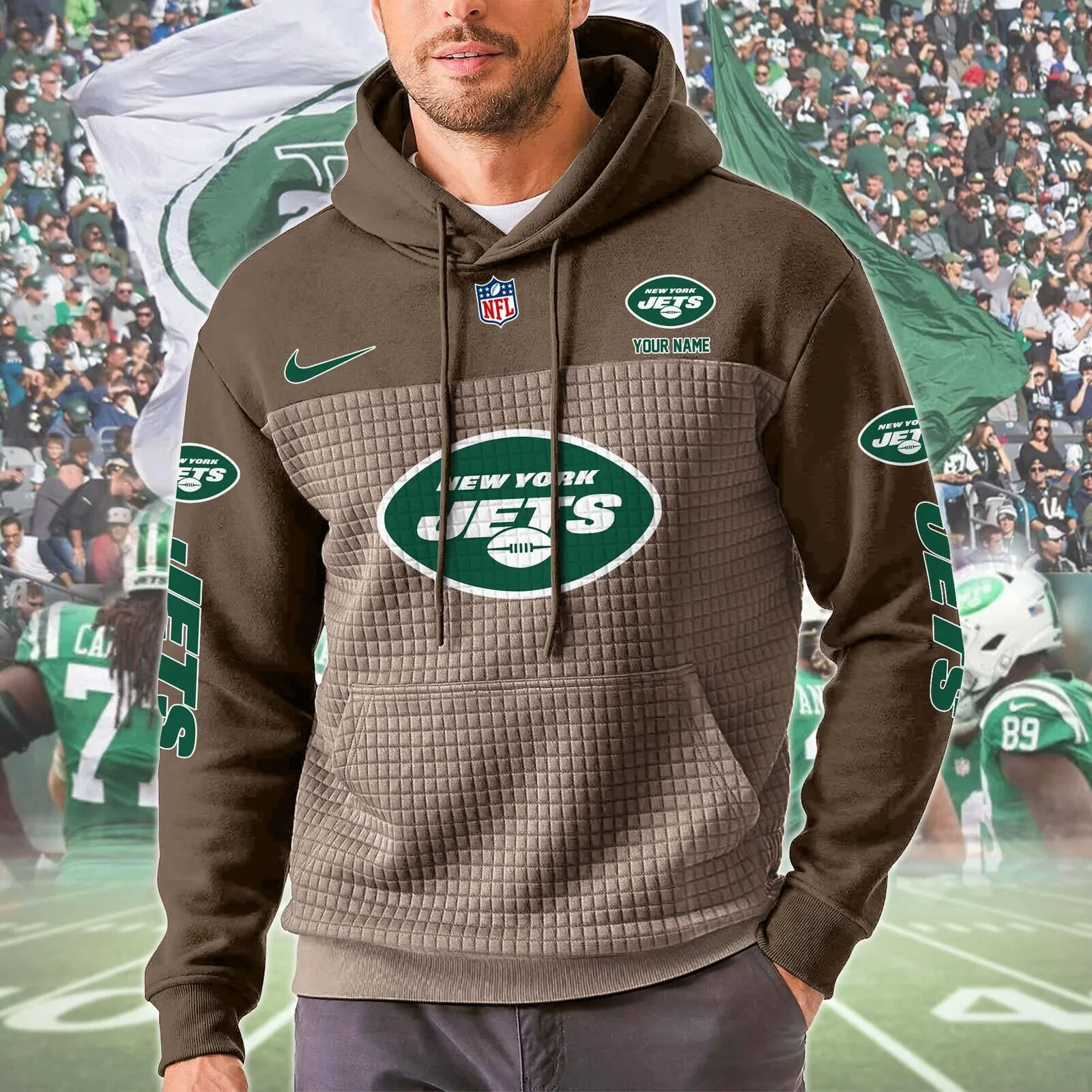 New York Jets Personalized NFL Football Team Color Block Pullover Hoodie 10 New York Jets Personalized NFL Football Team Color Block Pullover Hoodie