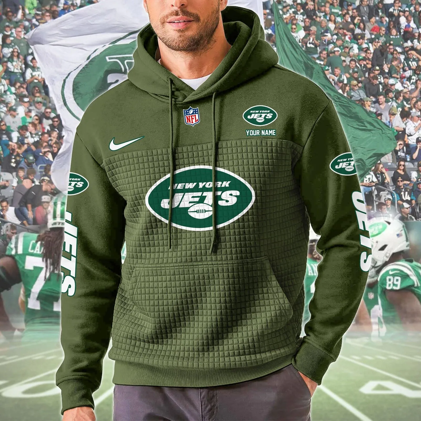 New York Jets Personalized NFL Football Team Color Block Pullover Hoodie 11 New York Jets Personalized NFL Football Team Color Block Pullover Hoodie