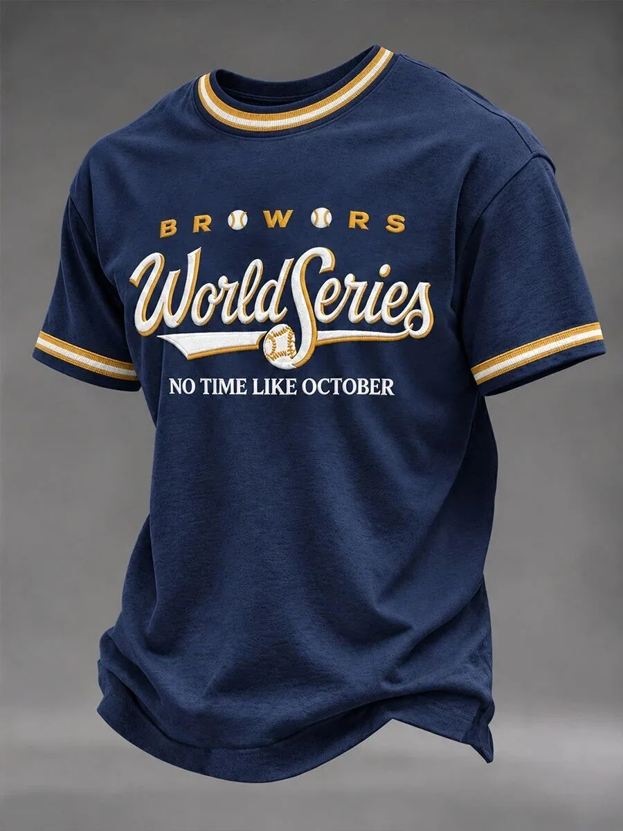 October Baseball T-Shirt - Milwaukee Brewers World Series Edition 2 October Baseball T-Shirt - Milwaukee Brewers World Series Edition