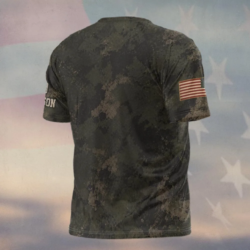 United States Marine Corps 0311 Rifleman Born In A Bar Camouflage T-Shirt 5 United States Marine Corps 0311 Rifleman Born In A Bar Camouflage T-Shirt