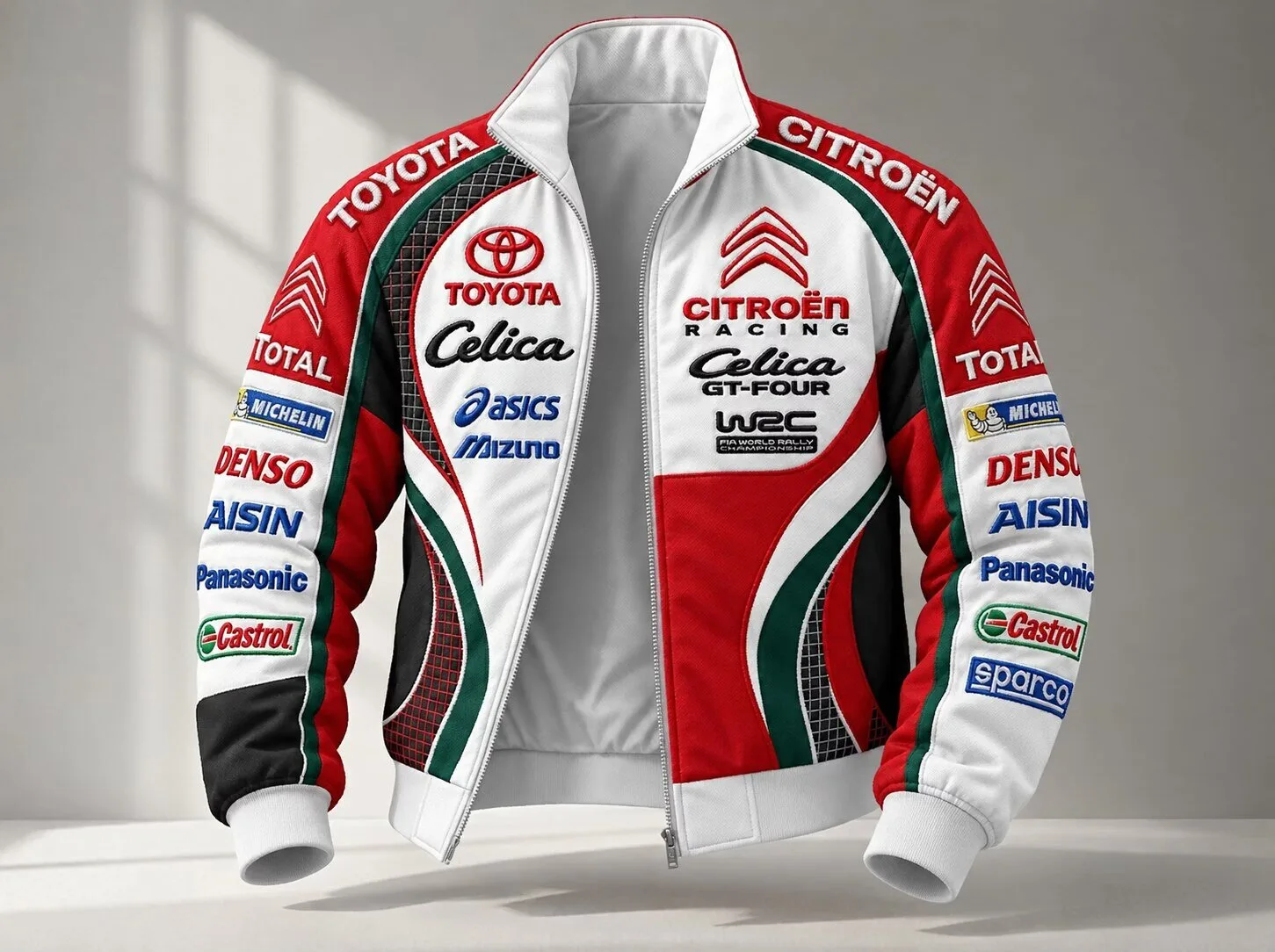 Toyota Celica GT-Four WRC Racing Team Full-Zip Bomber Jacket