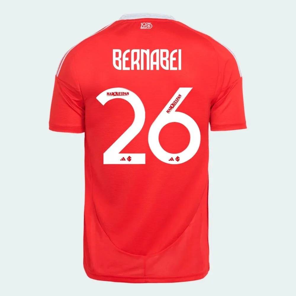 River Plate Enzo Bernabei 2025-2026 Home Football Jersey